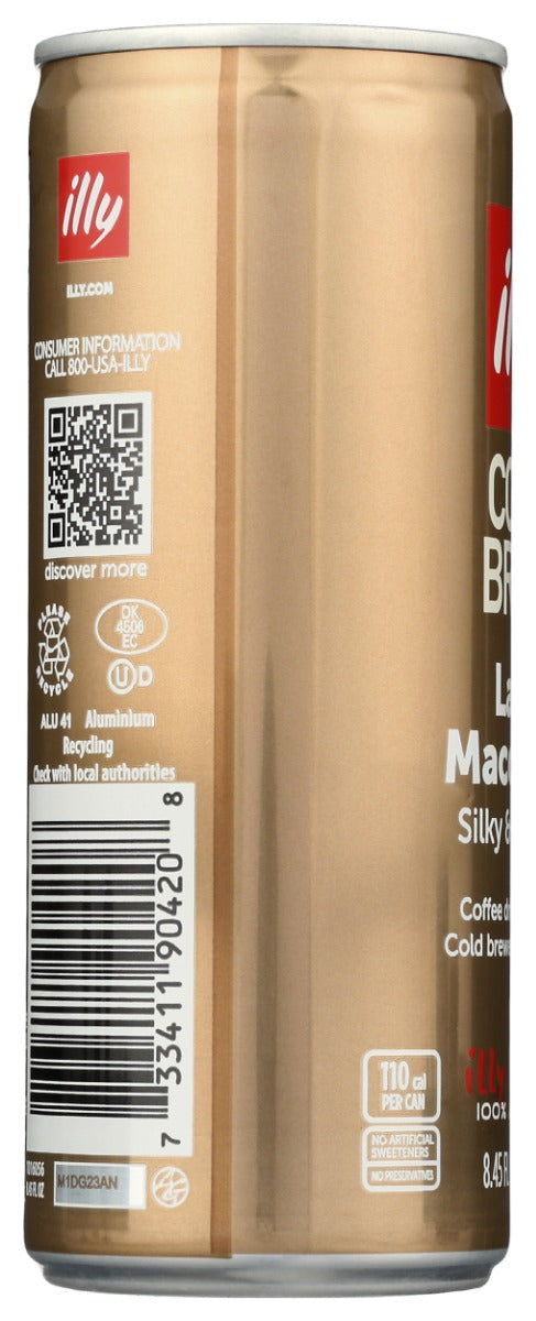 Illycaffe: Cold Brew Latte Macchiato Rtd, 8.45 Fo