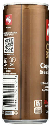 Illycaffe: Cold Brew Cappuccino Coffee, 8.45 Fo