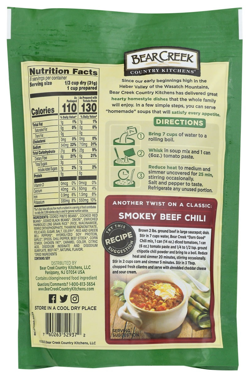 Bear Creek: Darn Good Chili Soup Mix, 8.8 Oz