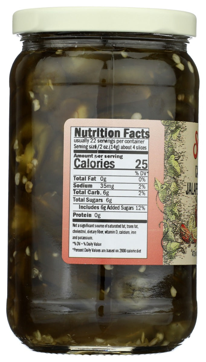 Sechlers: Candied Jalapeno Slices, 16 Oz