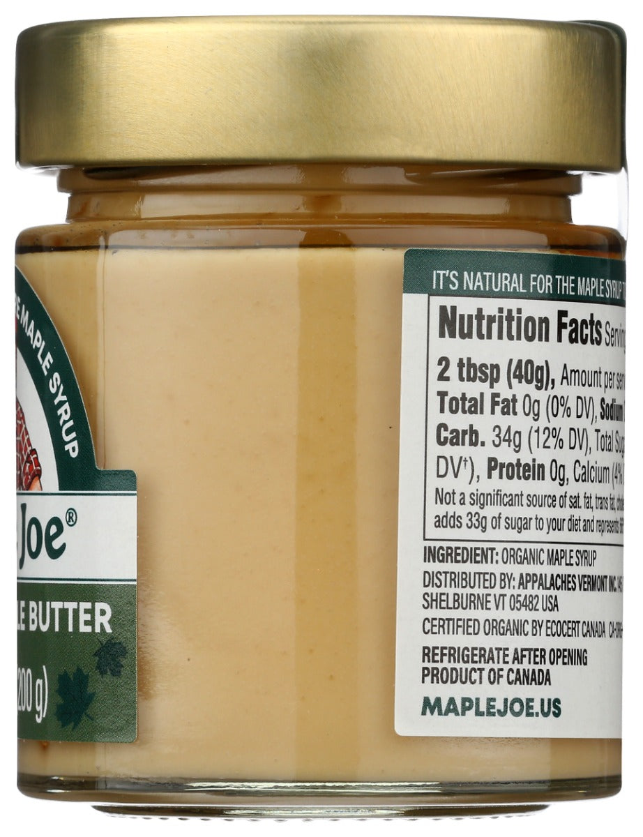 Maple Joe: Organic Maple Butter, 7 Oz