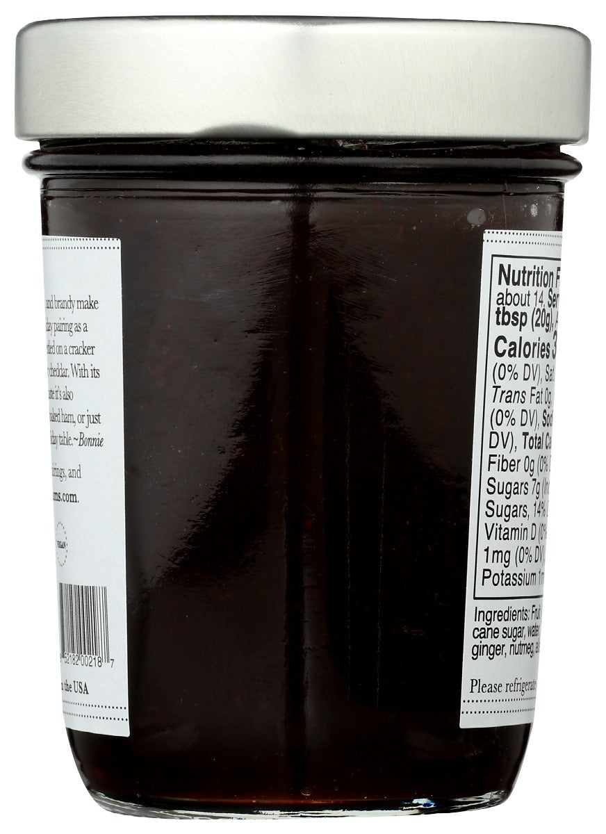 Bonnies Jams: Cranberry Orange With Brandy And Spices Jam, 9 Oz