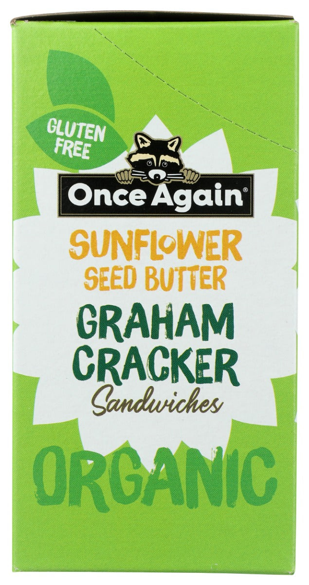 Once Again: Sunflower Butter Graham Cracker Sandwiches Organic 8Pk, 12.72 Oz