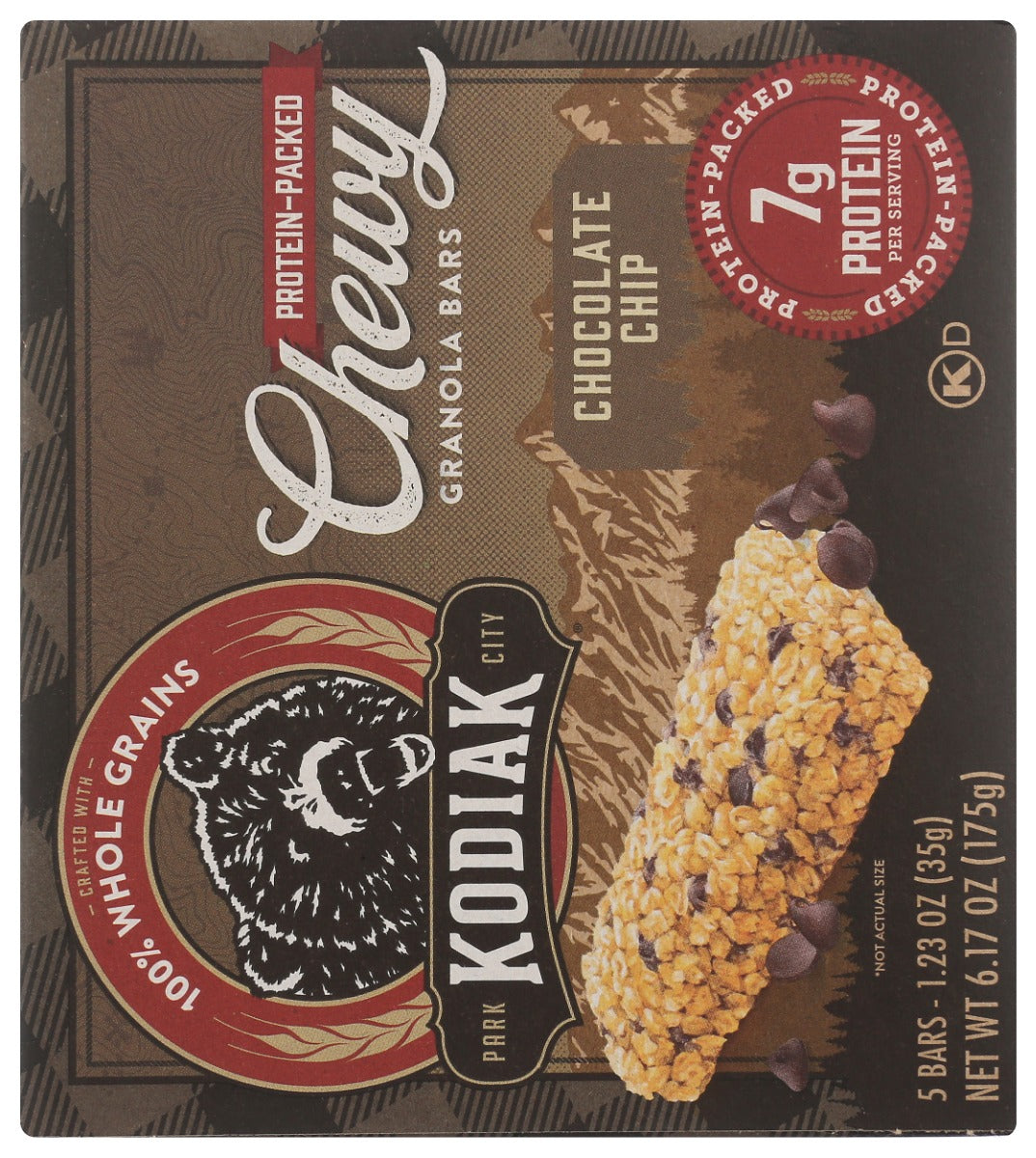 Kodiak: Chocolate Chip Chewy Granola Bars, 6.17 Oz