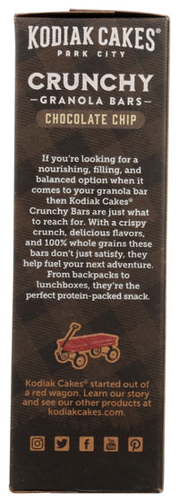 Kodiak: Chocolate Chip Crunchy Granola Bars, 9.5 Oz