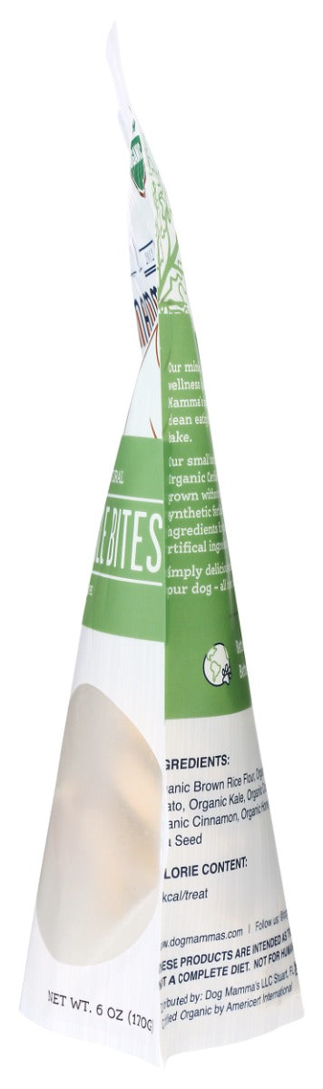 Dog Mammas: Organic Sweet Potato And Kale Bites Dog Treats, 6 Oz