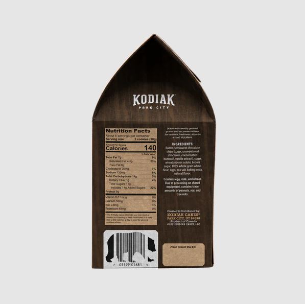 Kodiak: Thin And Crispy Chocolate Chip Cookies, 6.35 Oz