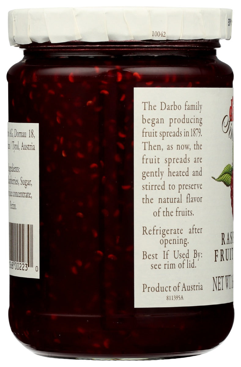 Darbo: Fruit Spread Fruit Raspberry, 16 Oz