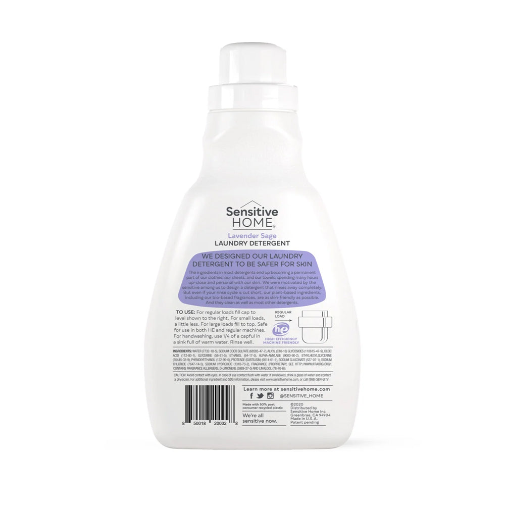 Sensitive Home: Laundry Detergent Lavender Sage, 50 Fl