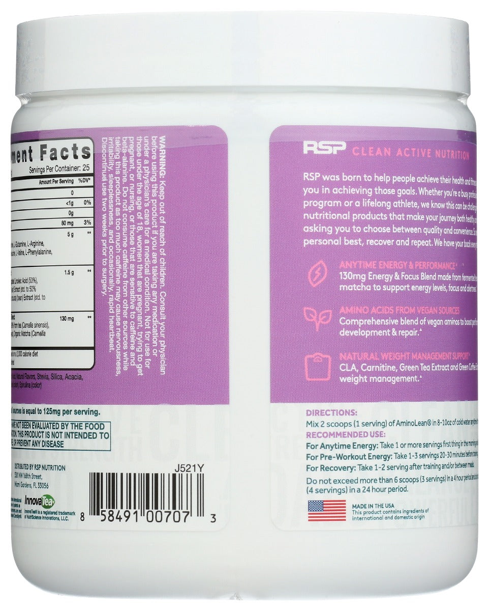 Rsp Nutrition: Acai Aminolean, 225 Gm