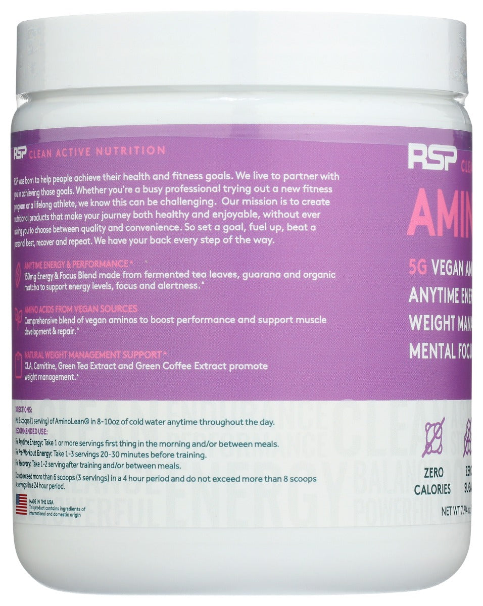 Rsp Nutrition: Acai Aminolean, 225 Gm