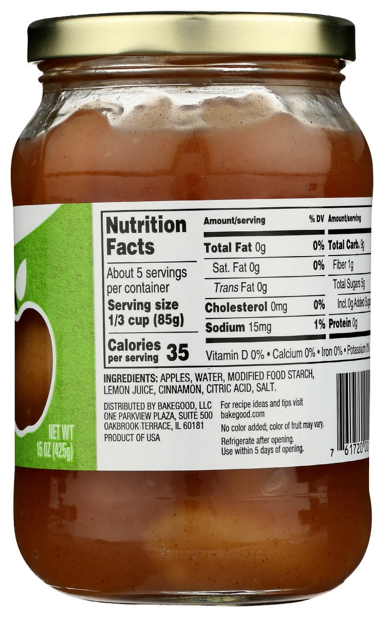 Bake Good: Pie Filling Apple, 15 Oz