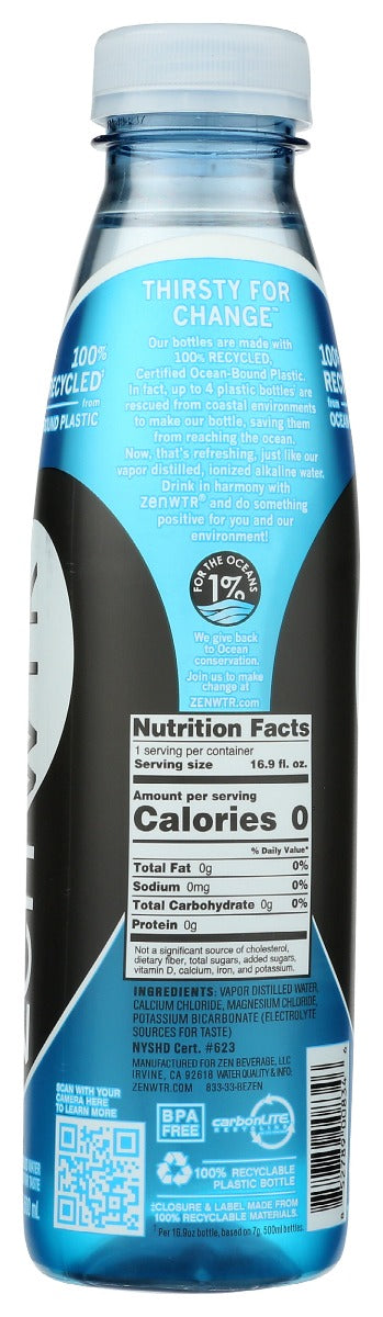 Zenwtr: Water Alkaline, 16.9 Fo