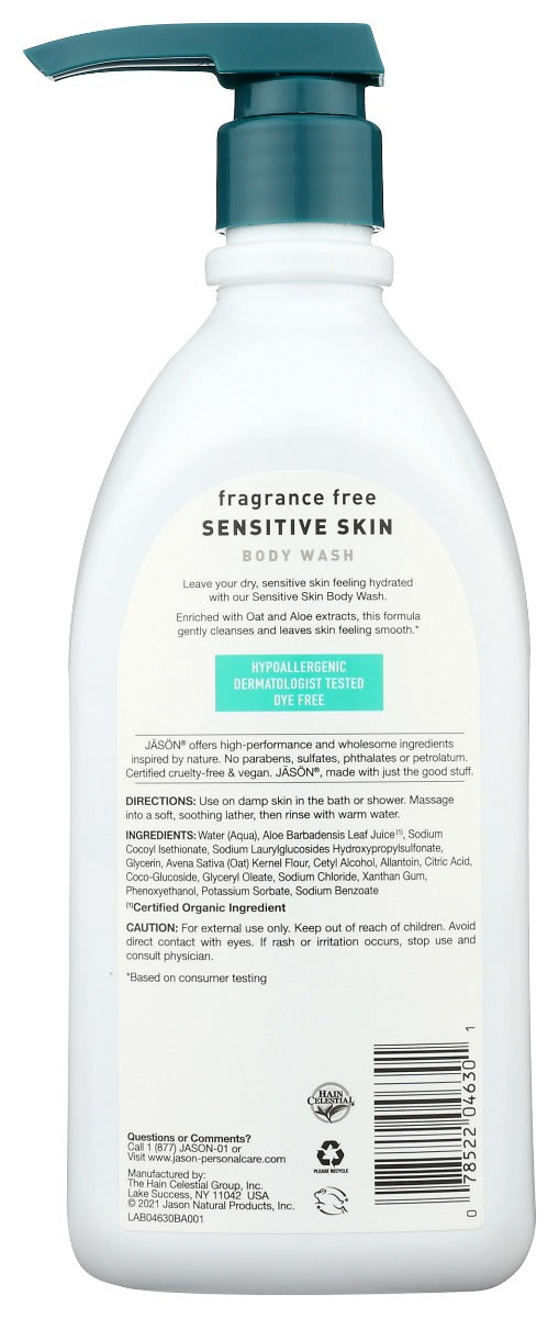 Jason: Sensitive Skin Body Wash, 30 Fo