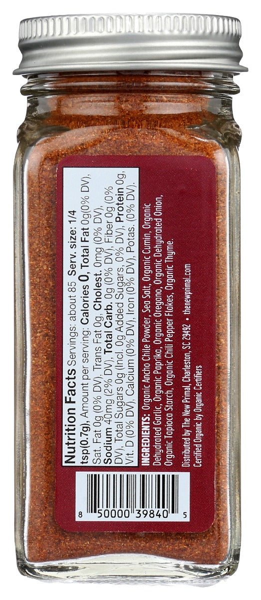 The New Primal: Classic Chili Seasoning, 2.1 Oz