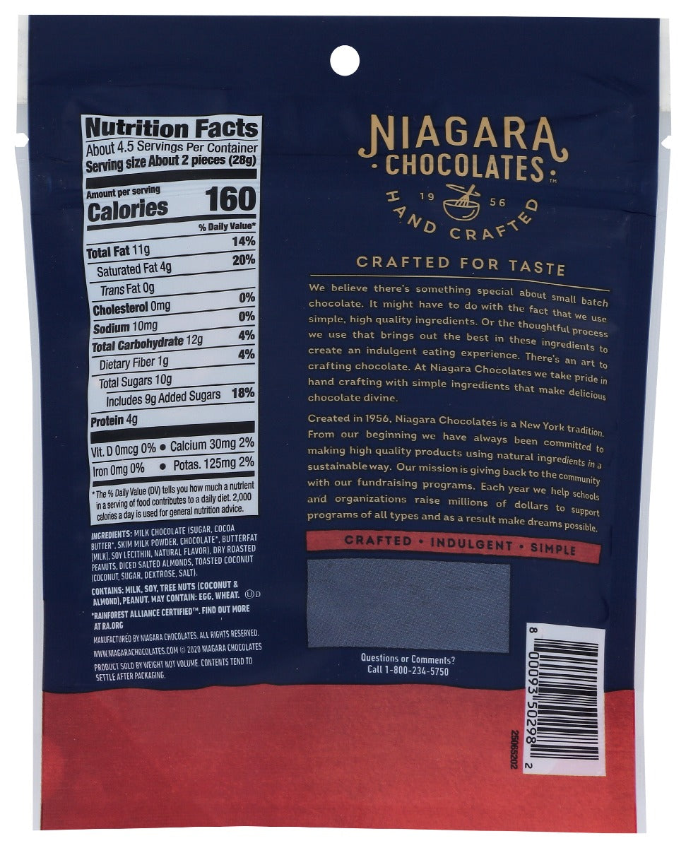 Niagara: Milk Chocolate Roasted Peanut Clusters, 4.5 Oz