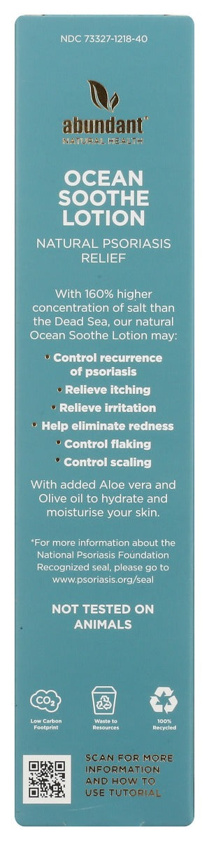 Abundant Natural Health: Ocean Soothe Psoriasis Lotion, 4 Fo