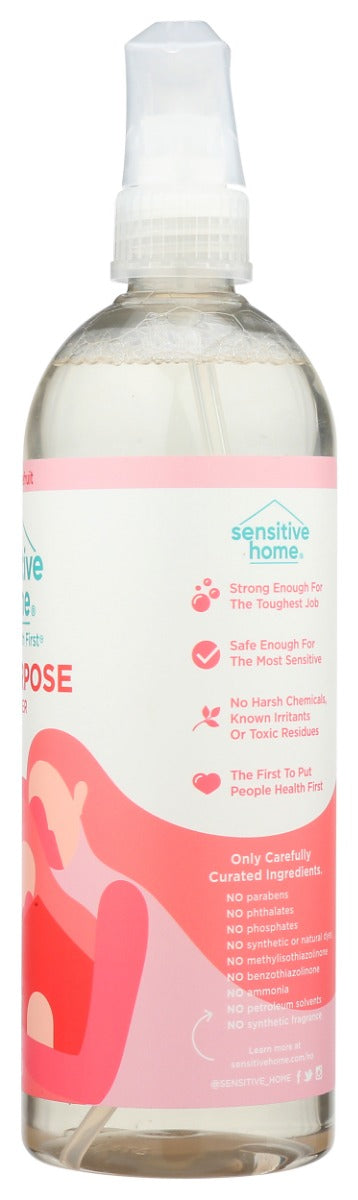 Sensitive Home: All Purpose Cleaner Pink Grapefruit, 24 Fo