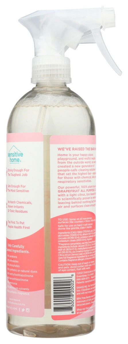 Sensitive Home: All Purpose Cleaner Pink Grapefruit, 24 Fo