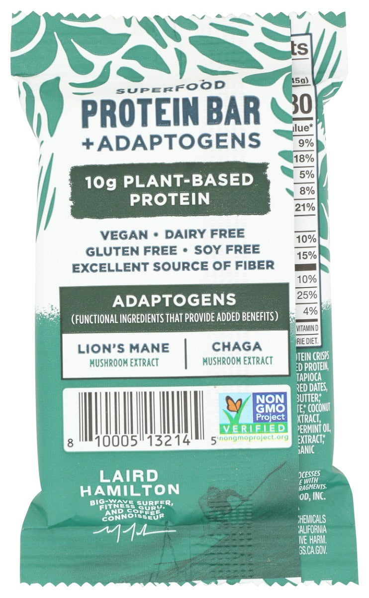 Laird Superfood: Mint Chocolate Protein Bar, 1.6 Oz