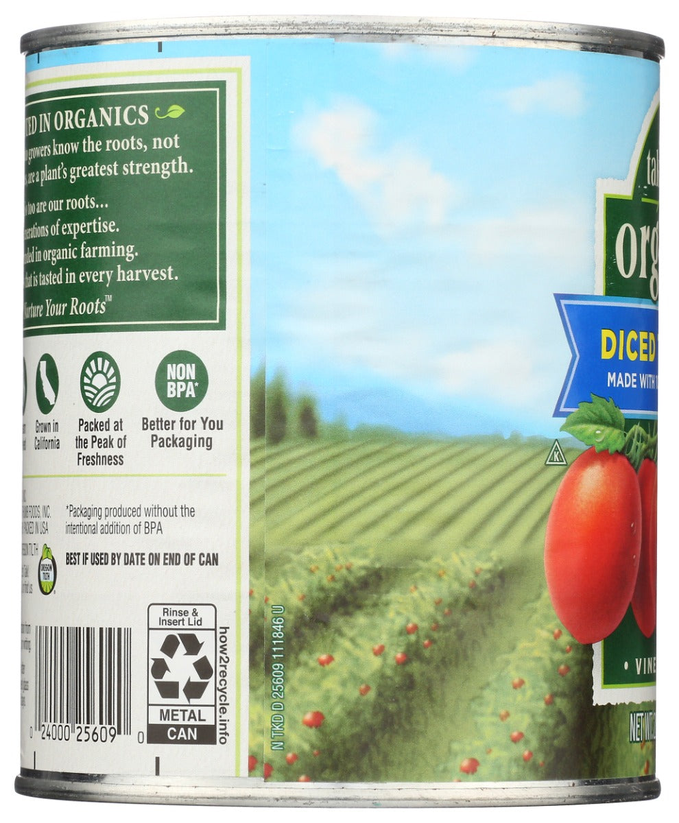 Take Root Organics: Diced Tomatoes, 28 Oz