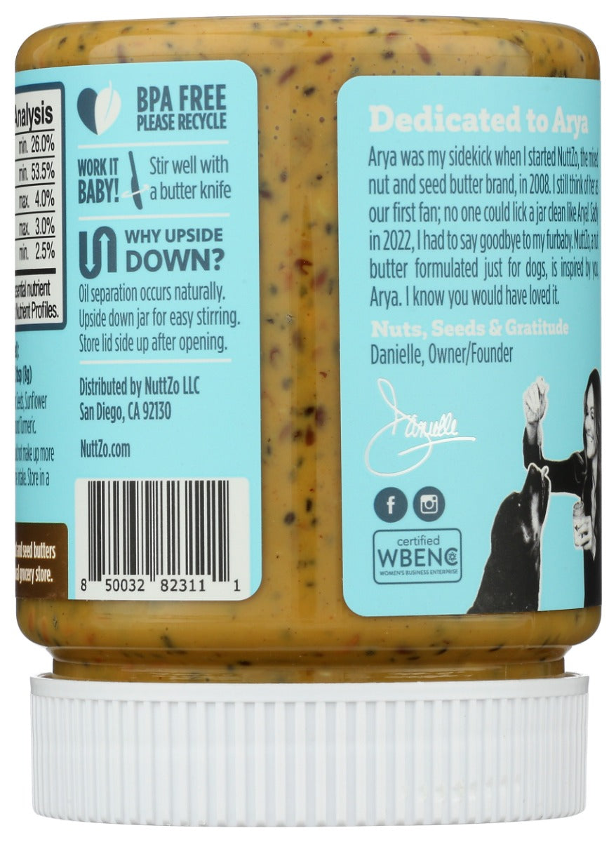 Nuttzo: Muttzo Peanut Butter Plus Turmeric For Fur Baby, 12 Oz