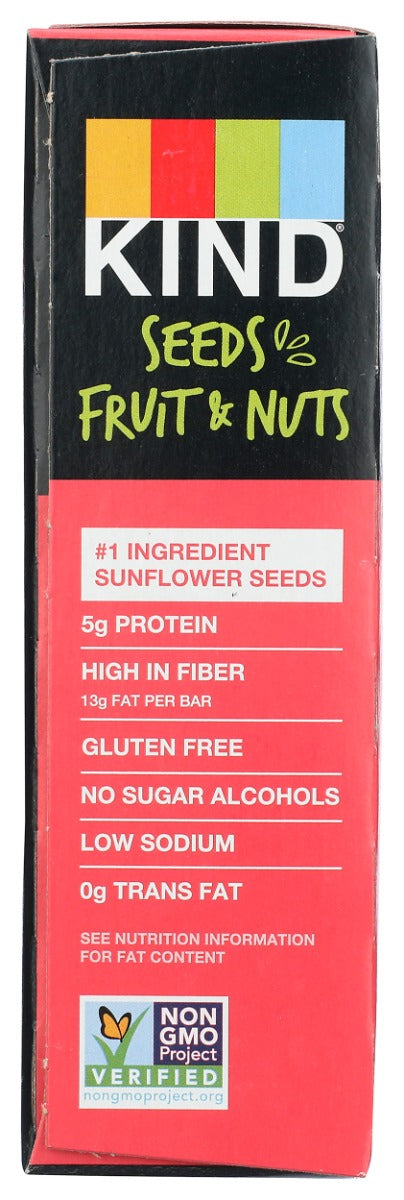 Kind: Seeds Fruit And Nuts Snack Bar Strawberry Sunflower Seed 6 Bars, 8.5 Oz