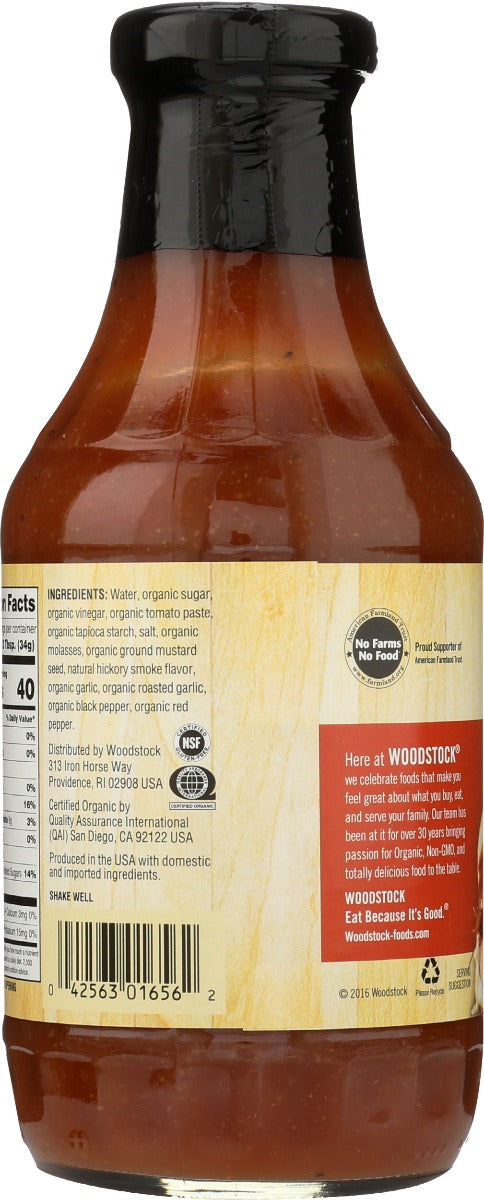 Woodstock: Sauce Organic Bbq Original, 18 Oz