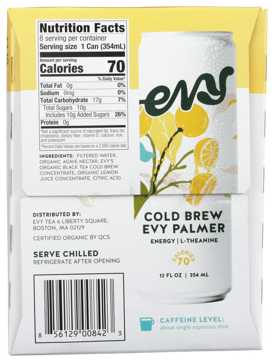 Evy Tea: Evy Palmer Cold Brew 8 Count, 96 Fo