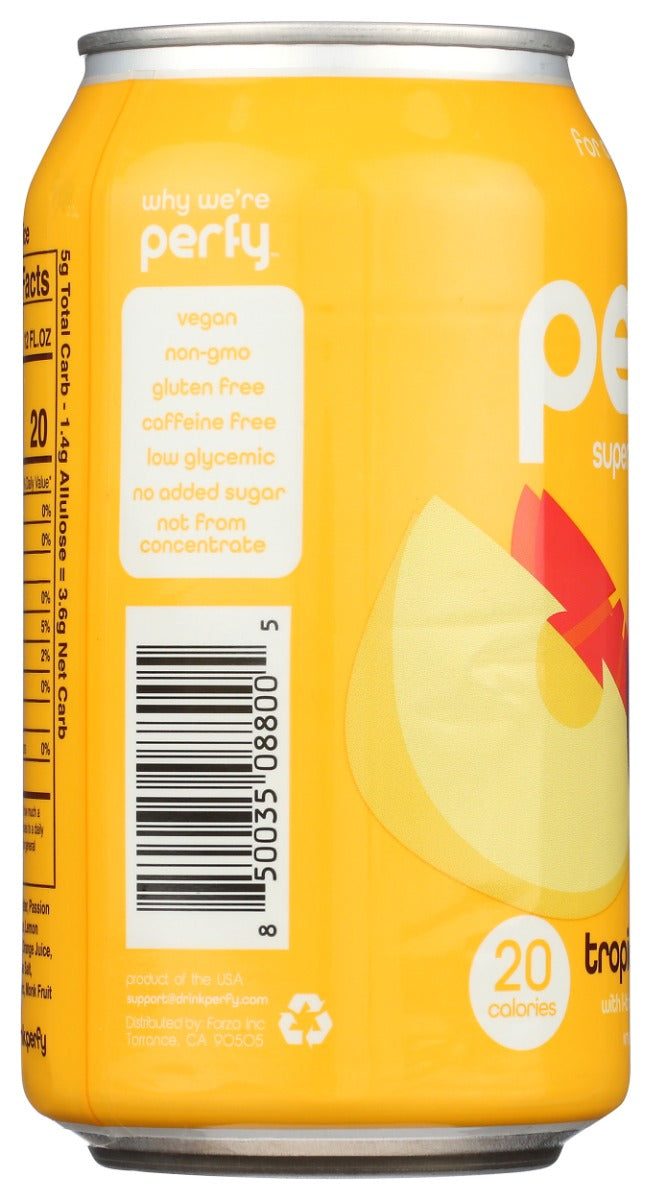 Perfy: Tropical Citrus Soda, 12 Fo