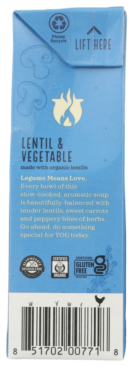 Kettle And Fire: Soup Lentil And Vegetable, 16 Oz