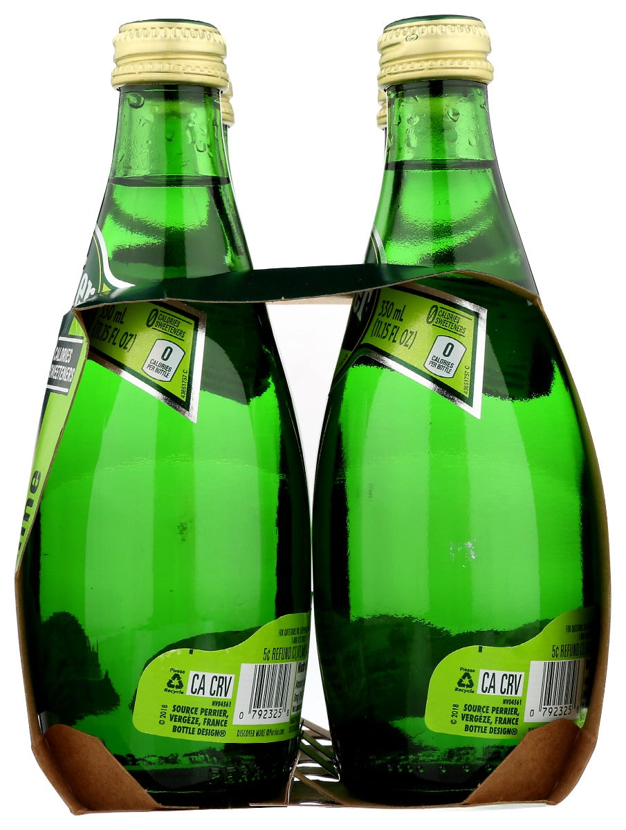 Perrier: Lime Sparkling Water 4 Pack, 44.6 Fo