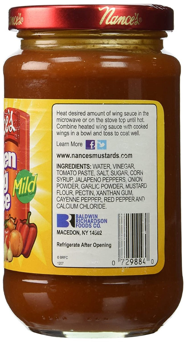 Nances: Mild Chicken Wing Sauce, 12 Oz