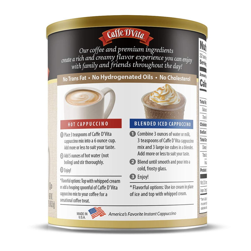 Caffe D Vita: Cappuccino Hzlnut, 16 Oz