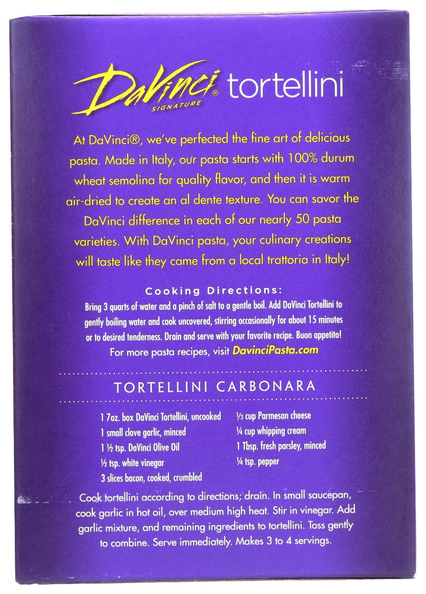 Davinci: Tortellini Pasta, 7 Oz