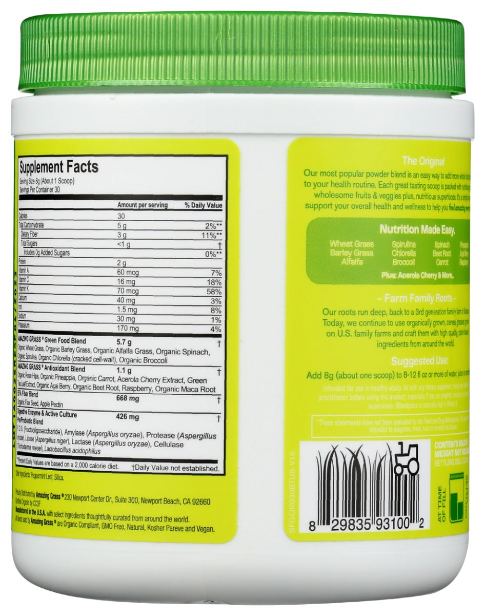 Amazing Grass: Green Superfood, 8.5 Oz