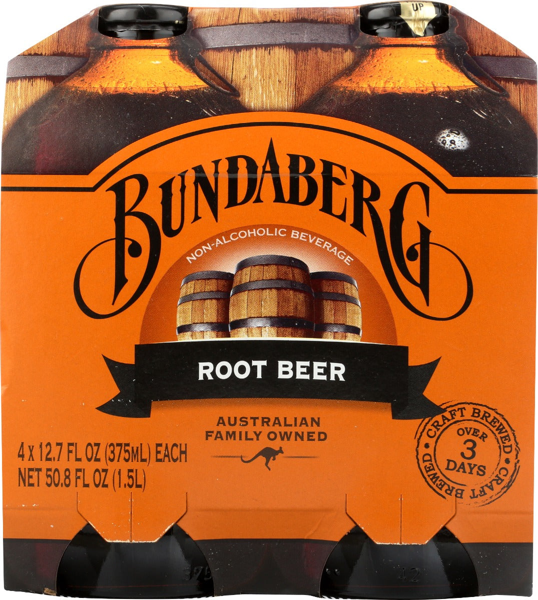 Bundaberg: Soda Root Beer 4Pk, 1500 Ml