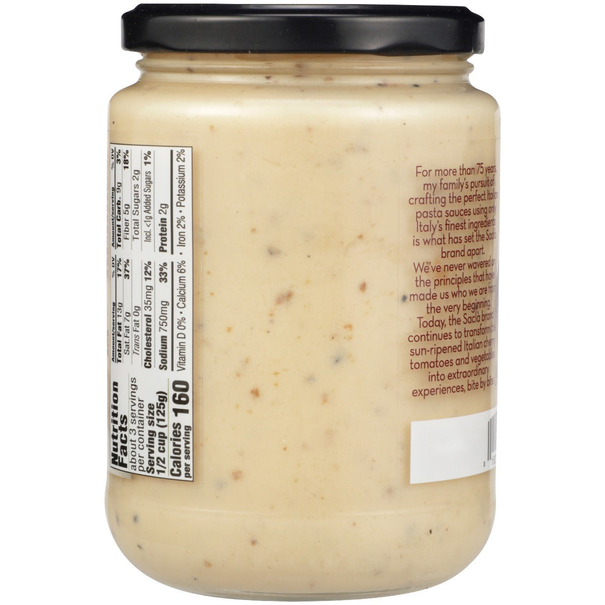 Sacla: Alfredo Truffle Pasta Sauce, 14.5 Oz