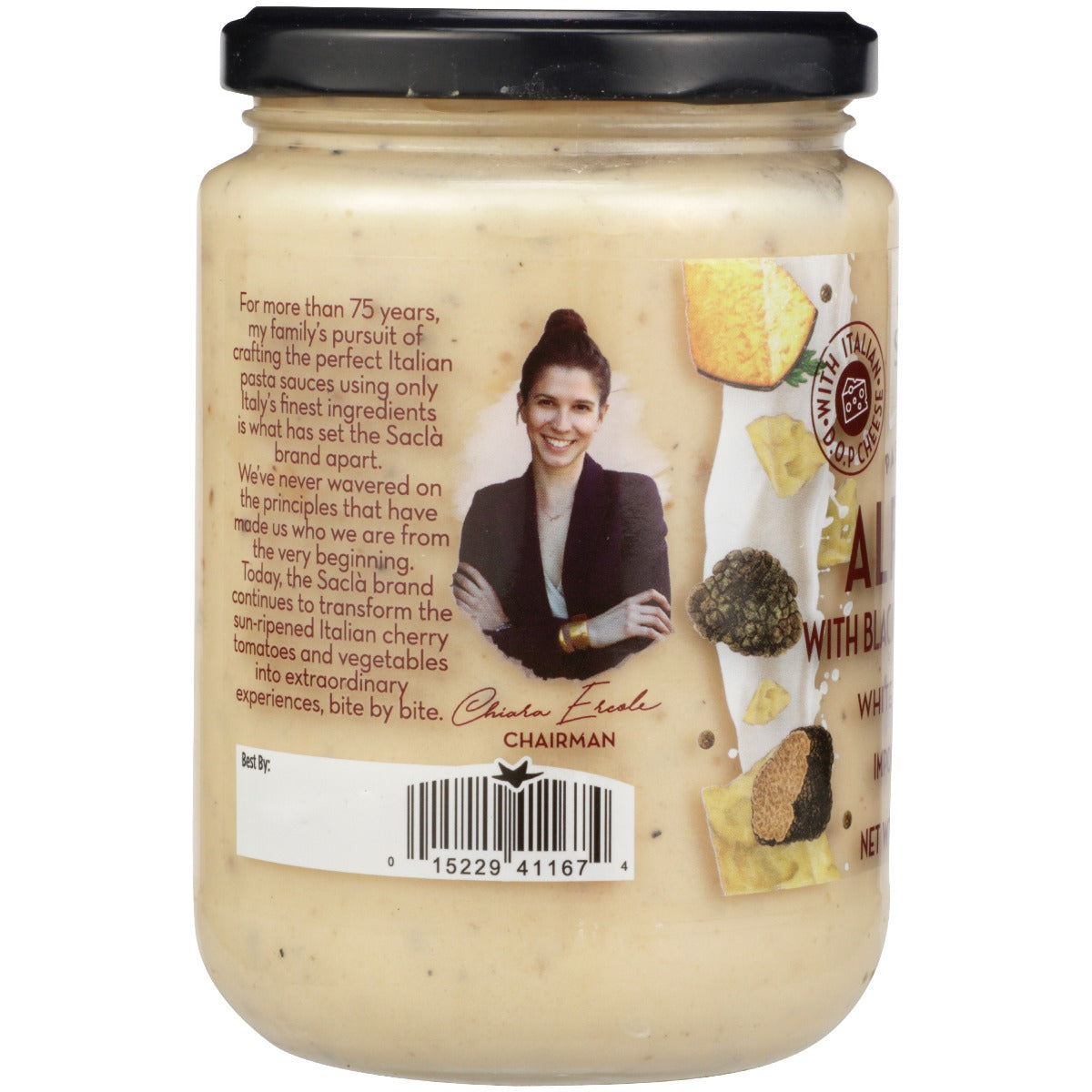 Sacla: Alfredo Truffle Pasta Sauce, 14.5 Oz