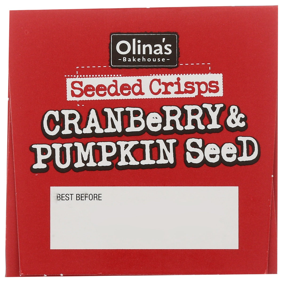 Olinas Bakehouse: Cranberry & Pumpkin Seed Seeded Crisps, 5.3 Oz