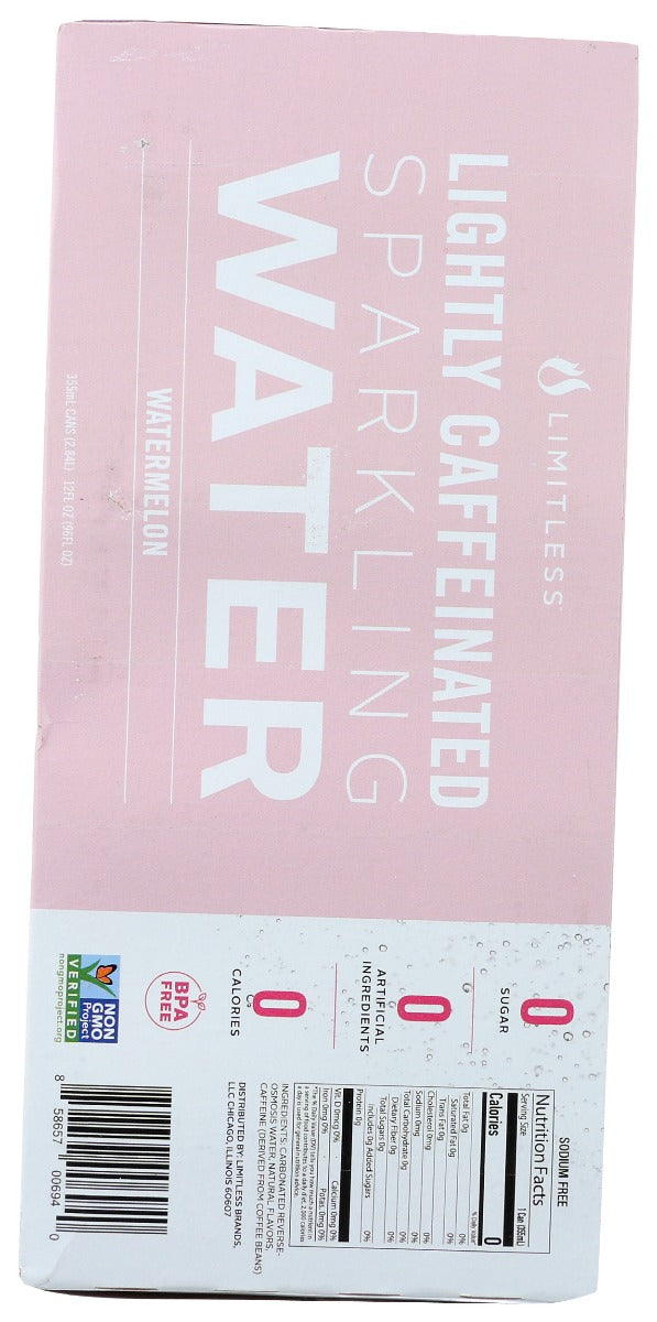 Limitless: Watermelon Sparkling Water 8 Pk, 96 Fo