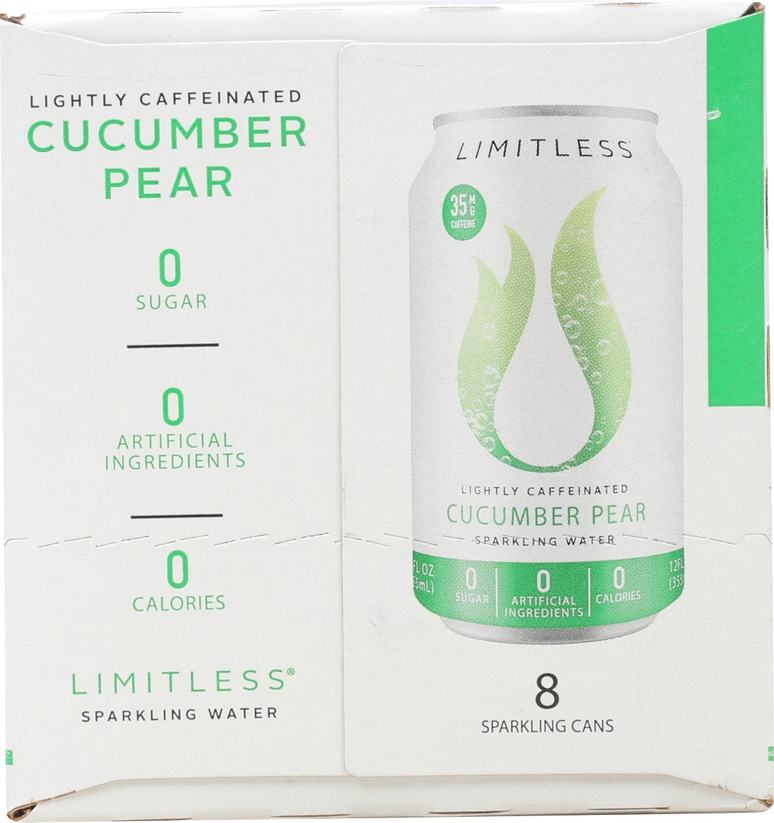 Limitless: Cucumber Pear Sparkling Water 8 Pk, 96 Fo