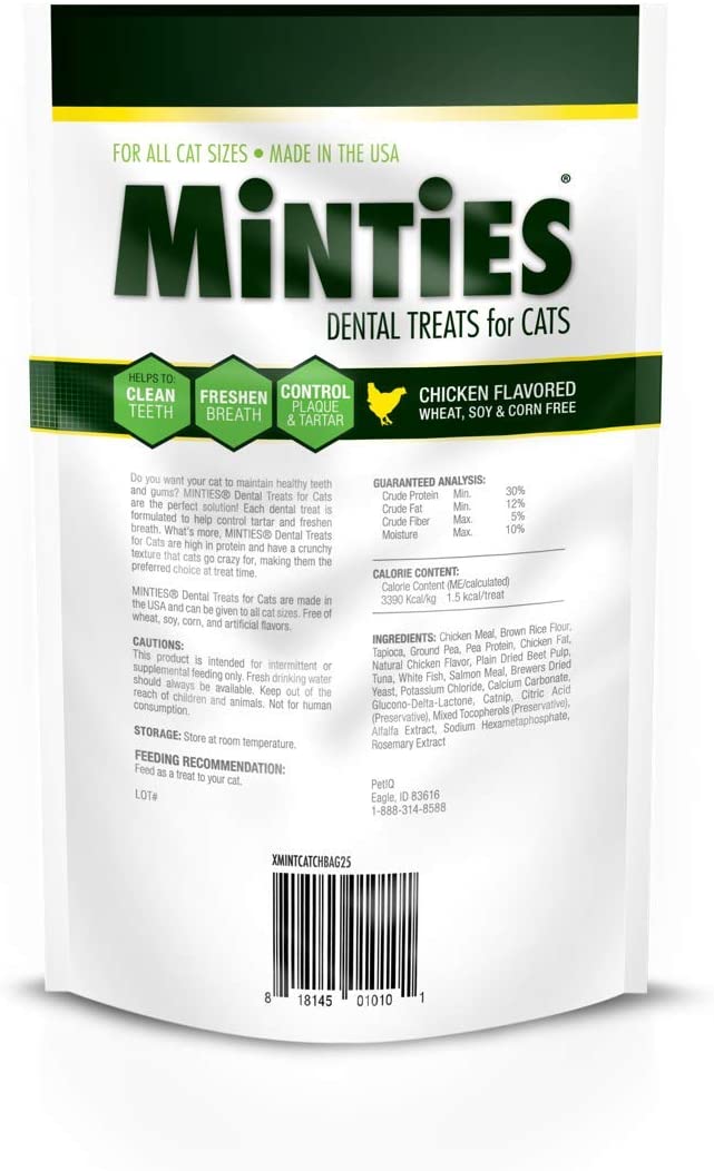 Vetiq: Chicken Minties Dental Cat Treats, 2.5 Oz