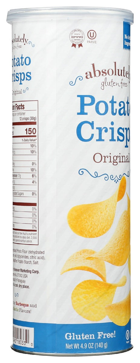 Absolutely Gluten Free: Original Potato Crisps, 4.9 Oz