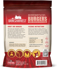 Bark And Harvest: Chicken & Pumpkin Superfood Burgers, 6 Oz