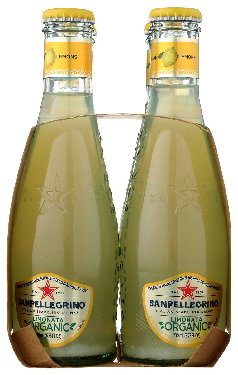 San Pellegrino: Organic Limonita 4 Pack (6.75 Fluid Ounce Each), 27 Fo