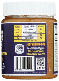 Brass Roots: Unsweetened Sachi Inchi Seed Butter, 12 Oz