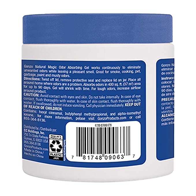 Gonzo: Brushed Cotton Odor Absorbing Gel, 14 Oz