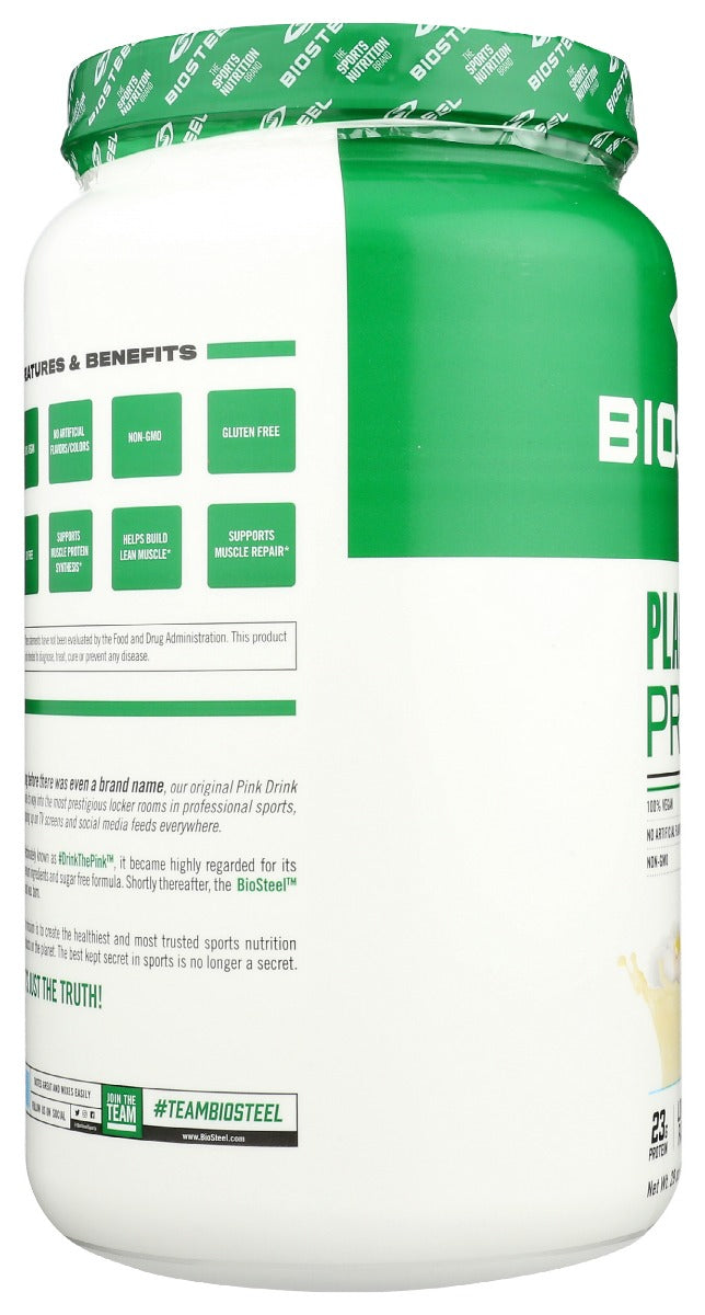 Biosteel: Vanilla Plant Based Protein, 29 Oz