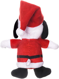 Peanuts Holiday: Holiday Snoopy Santa Plush Dog Toy With Squeaker, 1 Ea